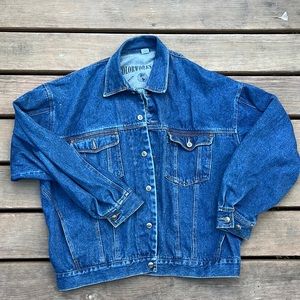 vintage color works denim jacket